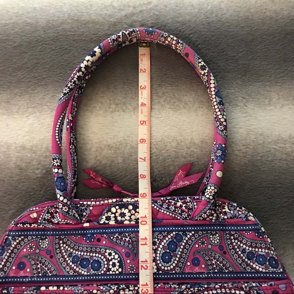 🚫SOLD🚫 Vera Bradley Best Boysenberry Bowler Bag - Picture 6 of 7